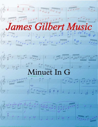 Minuet In G (arr. James Gilbert Music)