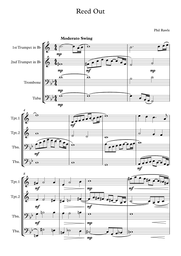 Reed Out - Brass Quartet
