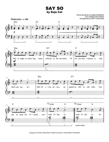 Say So (arr. Matt Dorland)