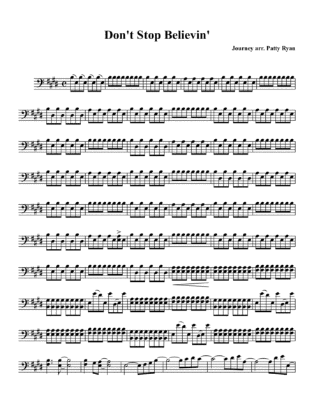 Don't Stop Believin' (arr. Patricia Ryan)