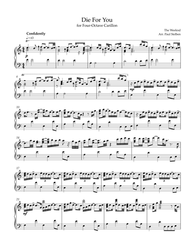 Die For You (arr. Paul Stelben)