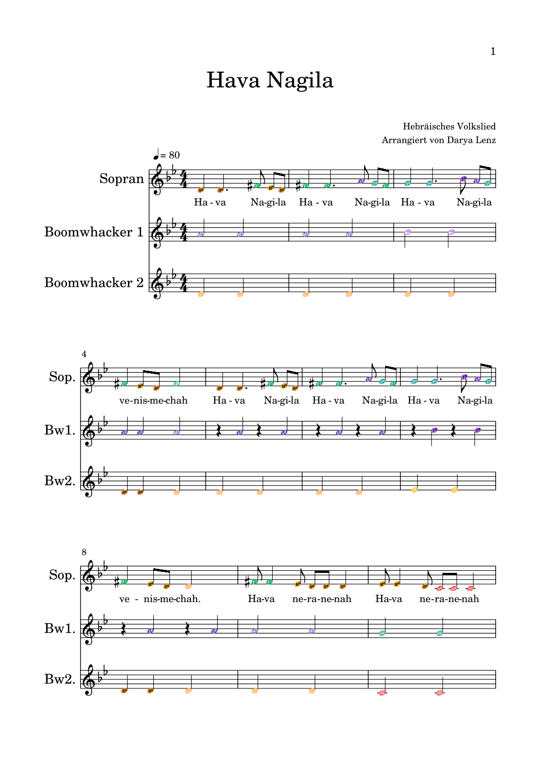 Hava Nagila (arr. Darya Lenz)