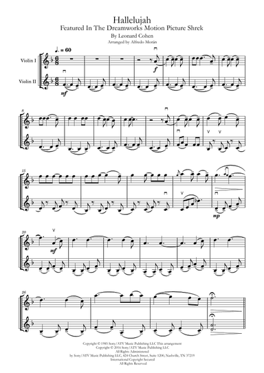 Hallelujah (arr. Alfredo Morán)
