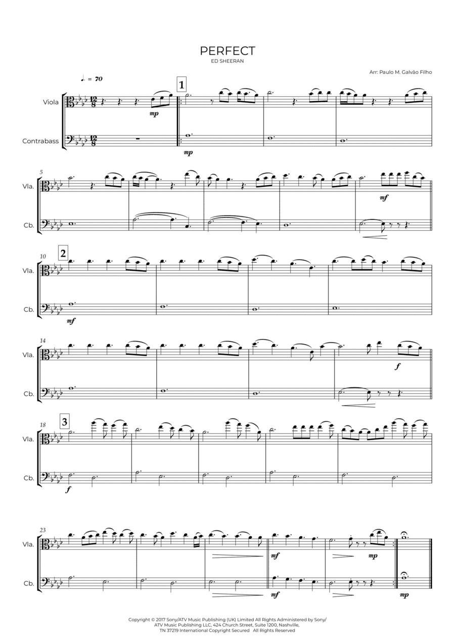 Perfect (arr. Paulo Galvão Filho)