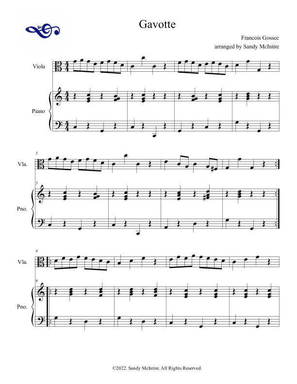 Gavotte (arr. Sandy McIntire)