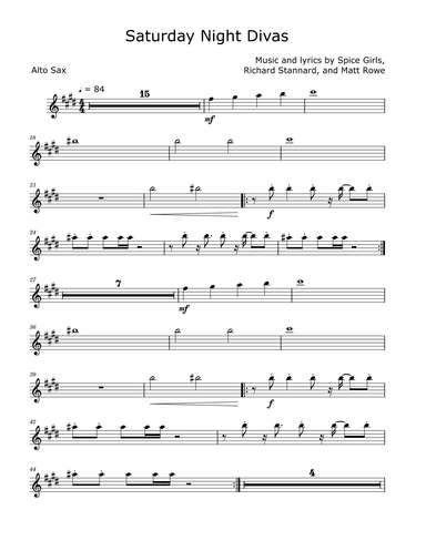 Saturday Night Divas (arr. David Lartey)
