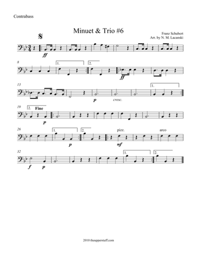 Minuet & Trio #6 (arr. Nick Lacanski)