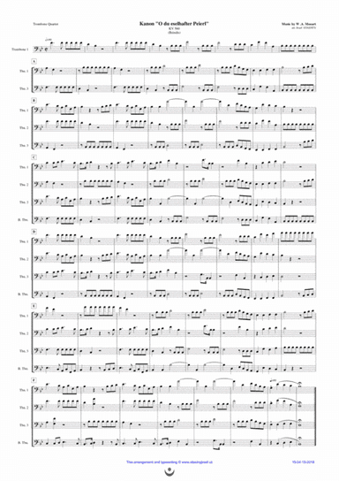 Canon Brindis (Mozart: "O du eselhafter Peierl") (arr. Josef STASTNY)