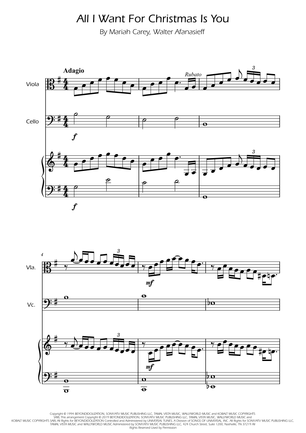 All I Want For Christmas Is You (arr. Ygor Nunes)