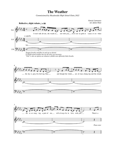 The Weather (arr. Jamie Dyer)