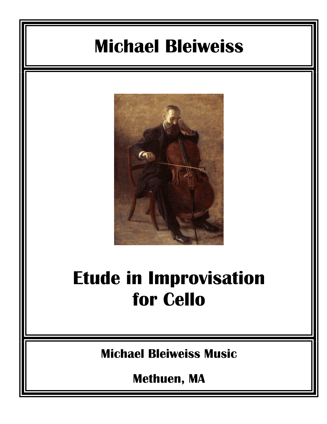 Etude in Improvization for Solo Cello