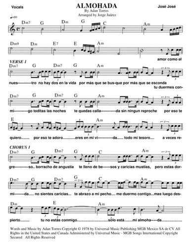 Almohada (arr. Georgie Guitar)