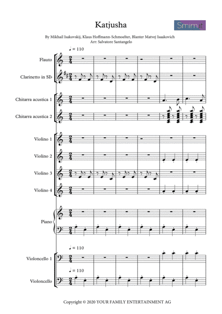 Katyusha (arr. Salvatore Santangelo)