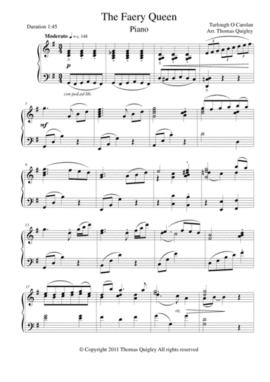 The Faery Queen (arr. Thomas Quigley)