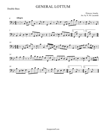 General Lottum Unedited (arr. Nick Lacanski)