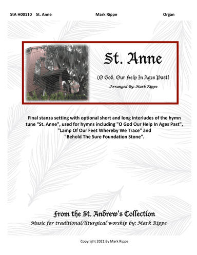 St. Anne (O God, Our Help In Ages Past)  StA H00110 (arr. Mark Rippe)