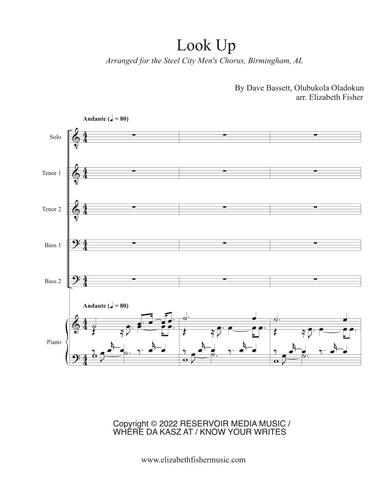 Look Up (arr. Elizabeth Fisher)