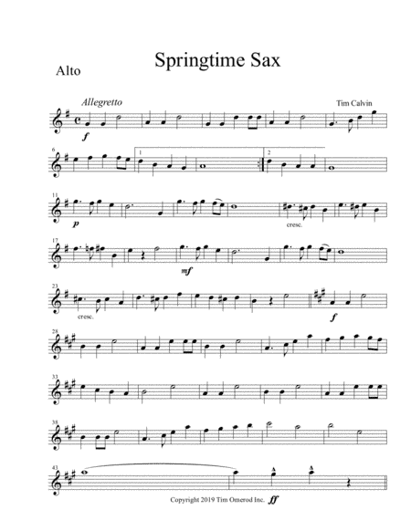 Springtime Sax
