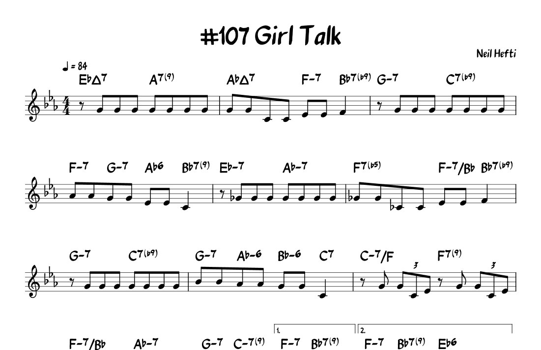 Girl Talk (arr. John Fries)