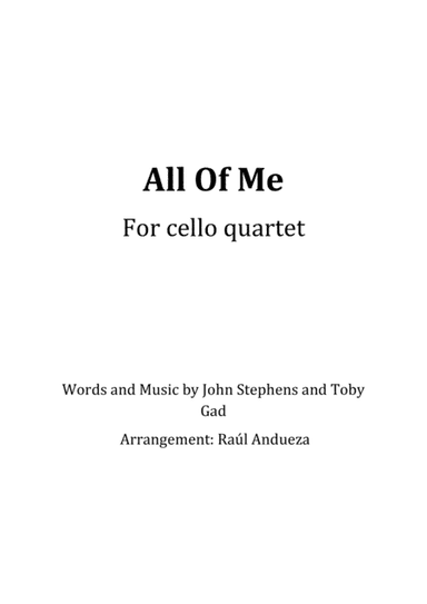 All Of Me (arr. Raúl Andueza Blanco)