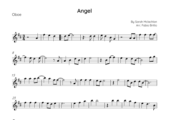 Angel (arr. Fabio Britto)