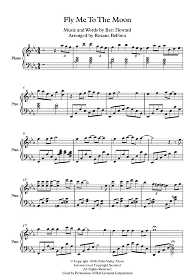 Fly Me To The Moon (in Other Words) (arr. Roxana Belibou)