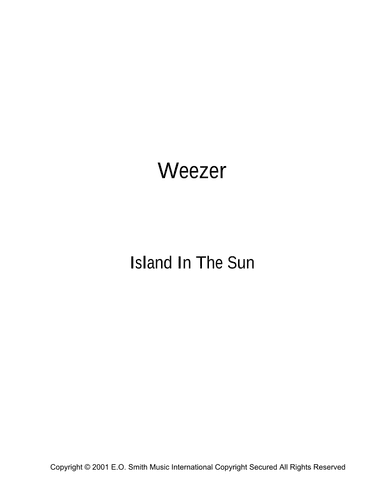 Island In The Sun