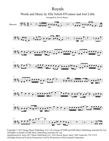 Royals (arr. Kevin Busse)