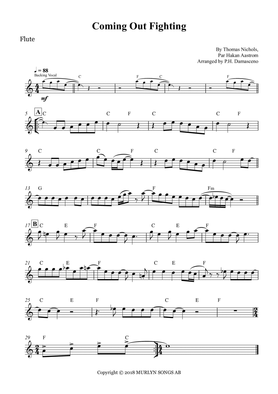 Coming Out Fighting (arr. P.H. Damasceno)