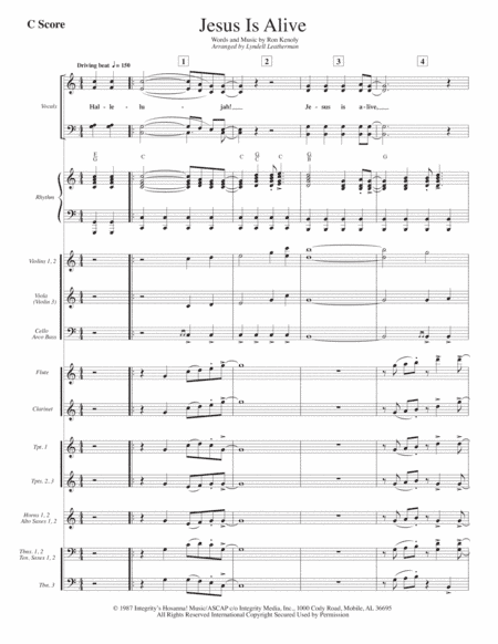 Jesus Is Alive (arr. Lyndell Leatherman)