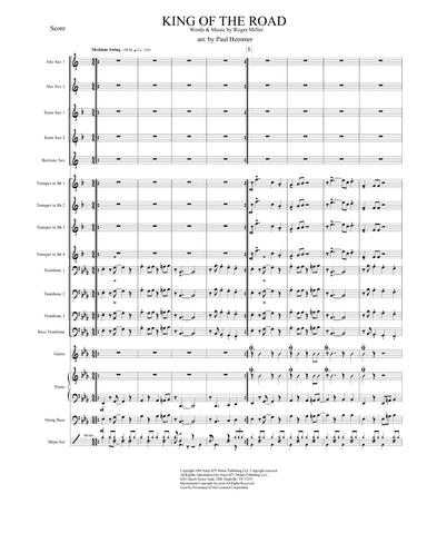 King Of The Road (arr. Paul Hemmer)