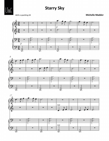 Starry Sky - Piano Duet