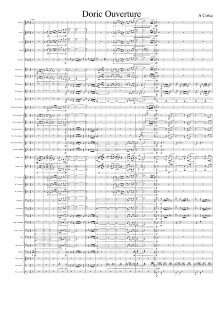 Doric Ouverture in F for Concert Band