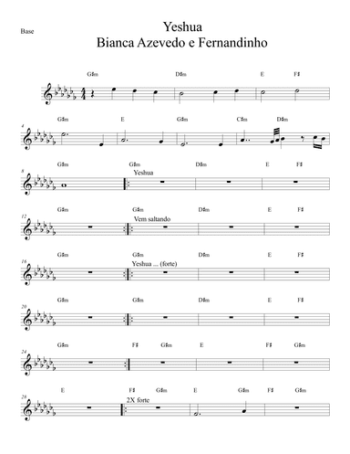 Yeshua (arr. Lucas Alexandre Santos Silva)