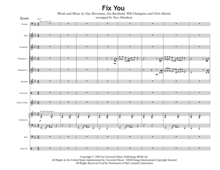 Fix You (arr. Nico Mendoza)