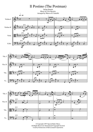 Il Postino (the Postman) (arr. Marcos Henrique Scheffel)