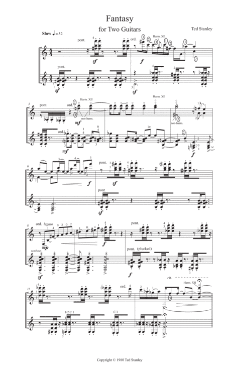 Fantasy for Two Guitars