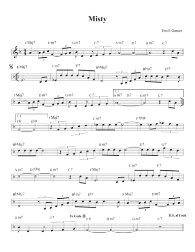 Misty (arr. David M Fagnant)