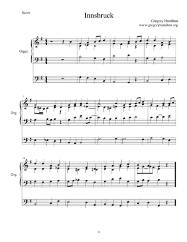 Innsbruck - Alternate Harmonization