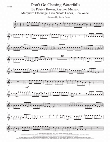 Waterfalls (arr. Kevin Busse)