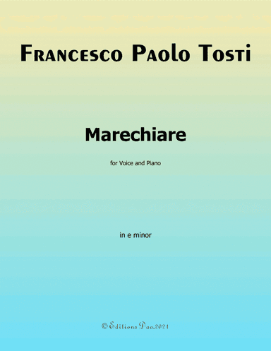 Marechiare,by Tosti,in e minor (arr. Editions Dao)