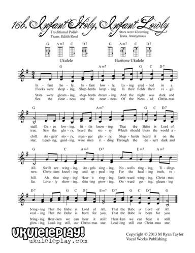 Infant Holy, Infant Lowly : Duet with Chord Indications (arr. M. Ryan Taylor)