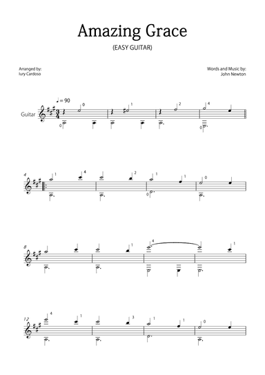 Amazing Grace (arr. Iury Cardoso)