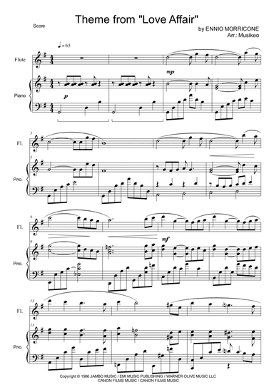 Love Affair (title Theme) (arr. Musikeo)