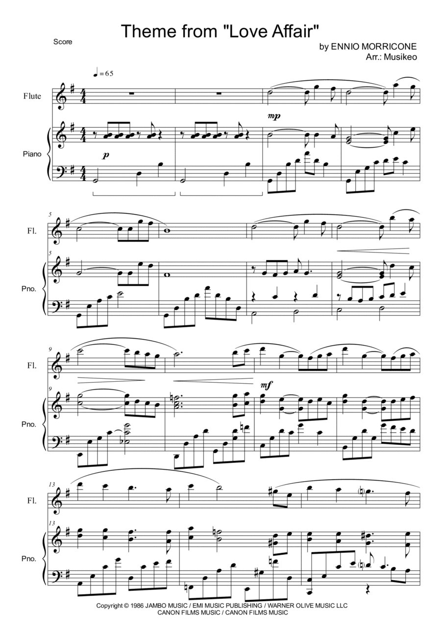 Love Affair (title Theme) (arr. Musikeo)
