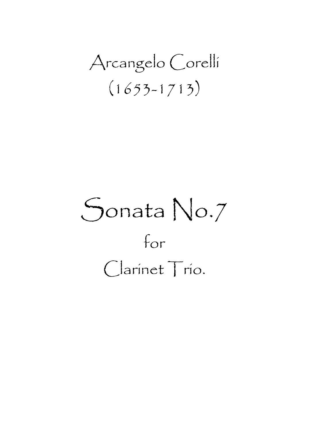 Sonata No.7 (arr. Spence Bundy)