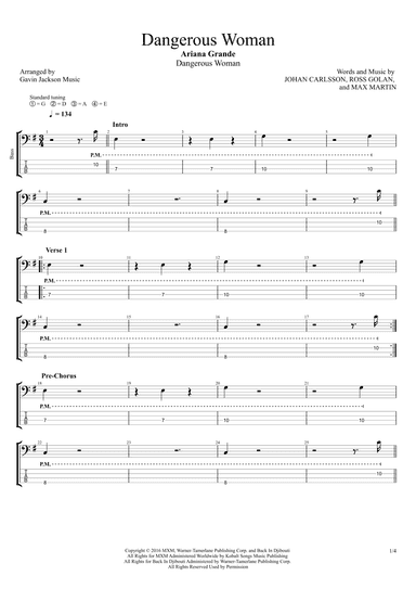 Dangerous Woman (arr. Gavin Jackson Music)