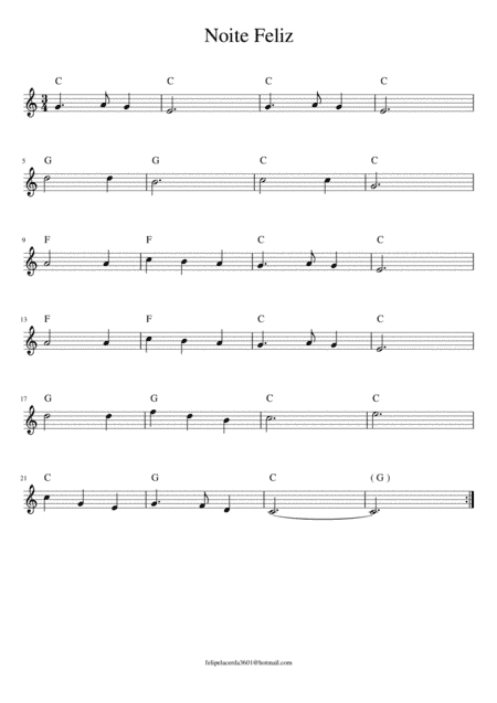 Noite Feliz - Silent Night (arr. Felipe Lacerda)
