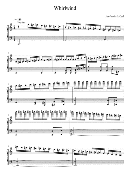 Whirlwind (Piano)