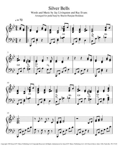 Silver Bells (arr. Sharon Hanjian Rondeau)